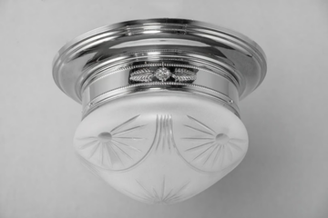 PAPA 25/4 - Handmade brass ceiling lamp by Patinas Lighting - view 2